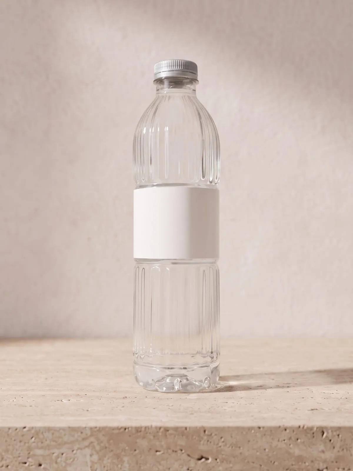 Fluted PET bottle, 600 ml, code 60M